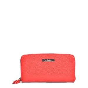 Červená kožená peněženka Mangotti Bags Flora