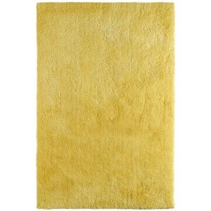 Citrónově žlutý koberec Obsession, 150 x 80 cm