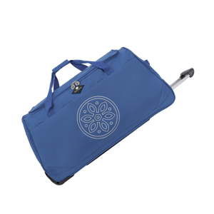 Modrá cestovní taška na kolečkách GERARD PASQUIER Miretto, 91 l