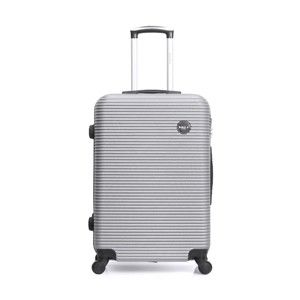 Cestovní kufr na kolečkách ve stříbrné barvě BlueStar Porto, 64 l