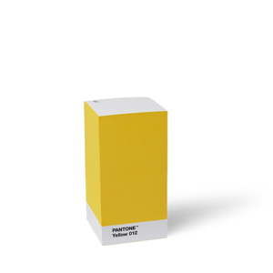 Žlutý stojan na tužku / poznámkový blok Pantone