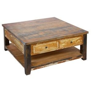 Konferenční stolek z managonového dřeva Santiago Pons Vintage