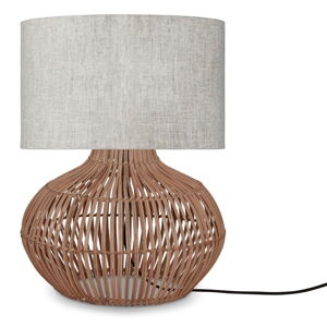 Stolní lampa s textilním stínidlem v krémovo-přírodní barvě (výška 48 cm) Kalahari – Good&Mojo