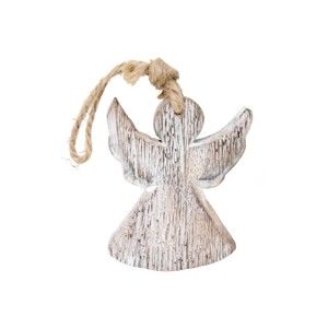 Závěsný dřevěný anděl Ego Dekor, výška 9 cm