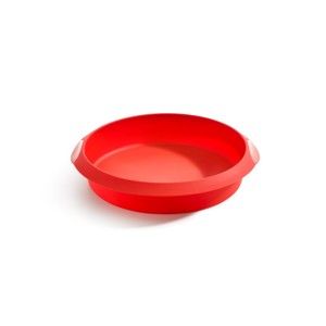 Červená silikonová forma na pečení Lékué, ⌀ 20 cm