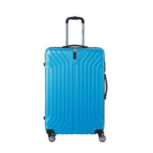 Tyrkysově modrý cestovní kufr na kolečkách SINEQUANONE Tina, 107 l