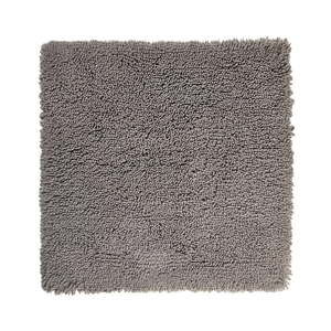 Tmavě šedá koupelnová předložka z organické bavlny Aquanova Mezzo, 60 x 60 cm