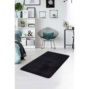 Černý koberec Milano, 120 x 70 cm