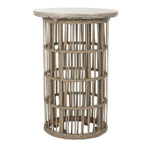 Odkládací stolek s betonovou deskou Safavieh, ø 40 cm