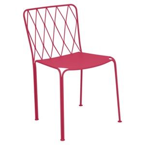 Růžová zahradní židle Fermob Kintbury