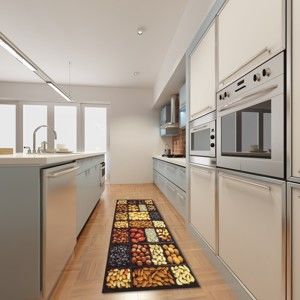 Vysoce odolný kuchyňský běhoun Floorita Semi, 60 x 150 cm