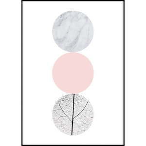 Plakát Imagioo Graphical Circles, 40 x 30 cm