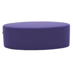 Tmavě fialový puf Softline Bon-Bon Vision Lilac, délka 60 cm