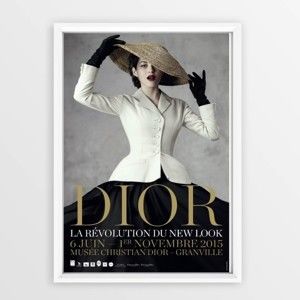 Plakát v rámu Piacenza Art Dior With Hat, 30 x 20 cm