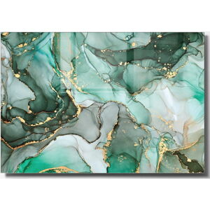 Skleněný obraz 70x50 cm Turquoise – Wallity