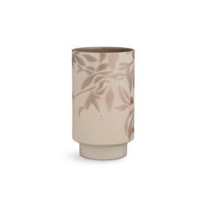Růžová kameninová váza Kähler Design Kabell, výška 19 cm