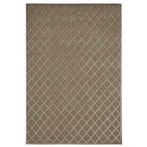 Hnědý koberec Mint Rugs Shine Karro, 200 x 300 cm