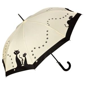 Holový deštník Von Lilienfeld Black Cats, ø 100 cm