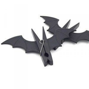Sada 2 kolíčků na prádlo ve tvaru netopýra Gift Republic Bat