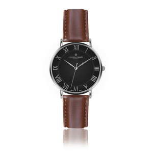 Pánské hodinky s koňakově hnědým páskem z pravé kůže Frederic Graff Dom