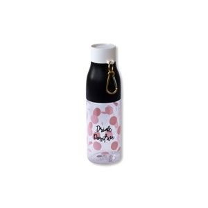 Růžová láhev s karabinou Tri-Coastal Design, 750 ml