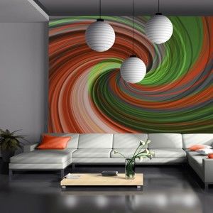 Velkoformátová tapeta Artgeist Swirling Rainbow, 400 x 309 cm