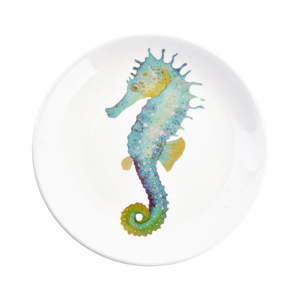 Dekorativní keramický talíř Clayre & Eef Seahorse, ⌀ 20 cm
