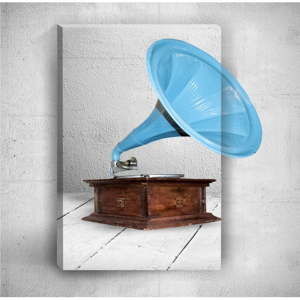 Nástěnný 3D obraz Mosticx Gramophone, 40 x 60 cm
