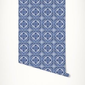Modrá samolepicí tapeta LineArtistica Sally, 60 x 300 cm