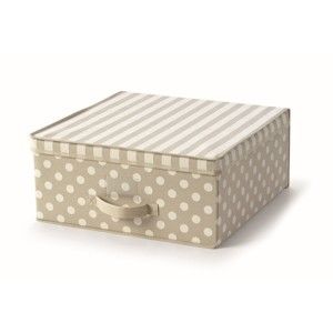 Béžový uložný box s víkem Cosatto Trend, 45 x 45 cm