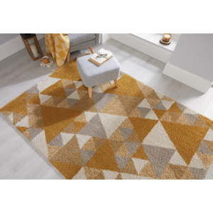 Oranžovo-béžový koberec Flair Rugs Nuru, 120 x 170 cm