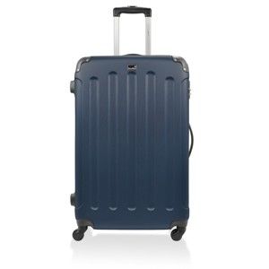 Modrý cestovní kufr na kolečkách BlueStar Madrid, 91 l