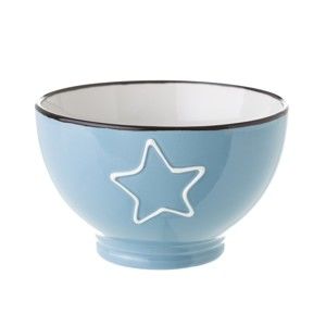 Modrá keramická miska Unimasa Star, 580 ml