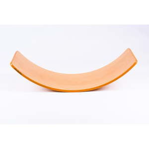Bukové houpací prkno s oranžovou hranou Utukutu, délka 82 cm