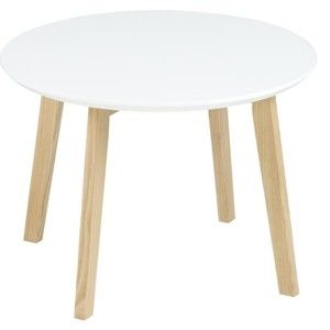 Bílý konferenční stolek Actona Molina, ⌀ 50 cm