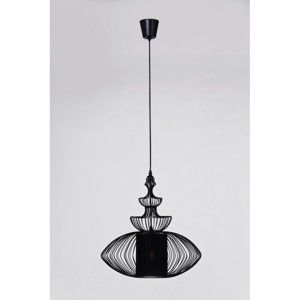 Černé stropní svítidlo Kare Design Swing Oval