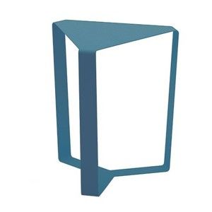 Tmavě modrý odkládací stolek MEME Design Finity, výška 40 cm