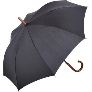 Deštník Ambiance Fare Black Wet Look, ⌀ 105 cm