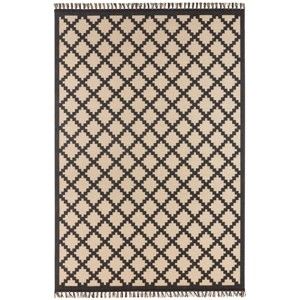 Béžovočerný koberec Hanse Home Intense Duro, 200 x 290 cm