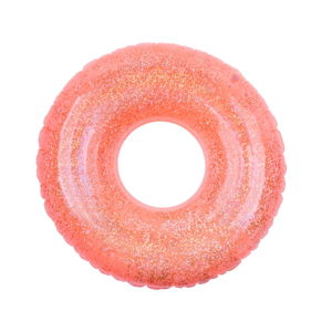 Růžový nafukovací kruh Sunnylife Glitter