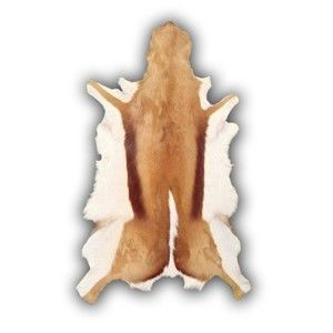 Kožená předložka z antilopy Pipsa Gacela, 85 x 50 cm