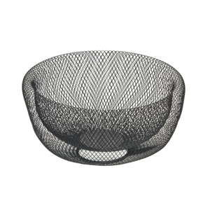 Černá kovová dekorativní mísa Native Bowl, ⌀ 28,5 cm