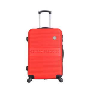 Červený cestovní kufr na kolečkách GERARD PASQUIER Mirego Valise Grand, 95 l