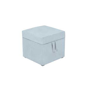 Pastelově modrá taburetka s úložným prostorem KICOTI Cube