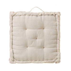 Béžový polštář/podsedák z bavlny Unimasa, 45 x 45 cm