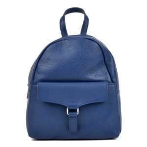Modrý dámský kožený batoh Isabella Rhea Mille