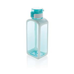 Modrá uzamykatelná lahev s automatickým otvíráním XD Design Collection, 600 ml