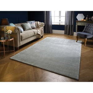 Šedý ručně tkaný koberec Flair Rugs Swarowski, 200 x 290 cm