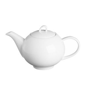 Bílá porcelánová čajová konvice Price & Kensington Simplicity, 900 ml