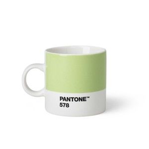 Světle zelený hrnek Pantone 578 Espresso, 120 ml